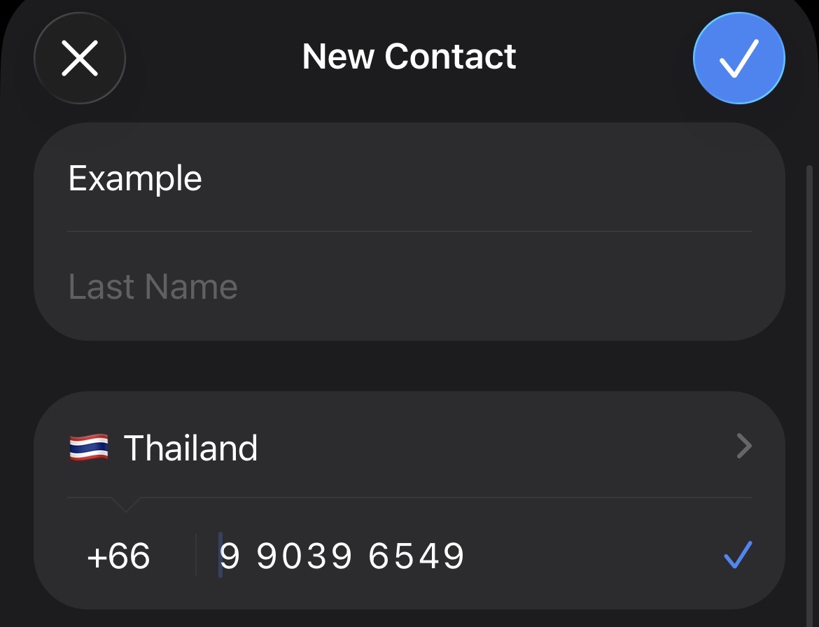 Contact Telegram
